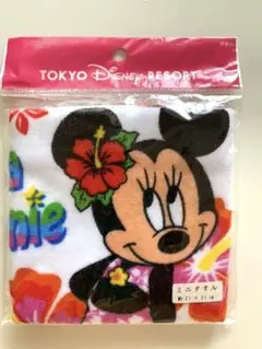 ディズニーランド アロハ ミニー ミニタオル
