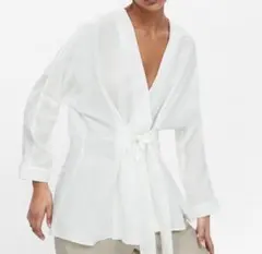 Zaraザラ カシュクール ブラウスジャケットシャツ