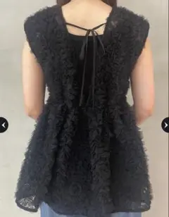 美品✨「Mystrada」ノースリーブチュニックホワイト系白系「38 