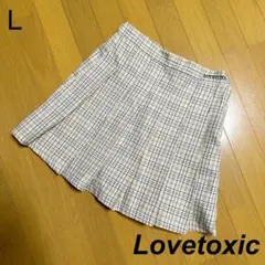 Lovetoxic チェック柄スカート Lサイズ