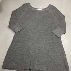 レイビームス　五部袖　ニット