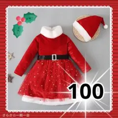 新品　ワンピース　サンタ　クリスマス　女の子　コスプレ　コスチューム　100 f