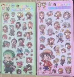 ワンピース ジュエリードロップシール ステッカー 2枚セット