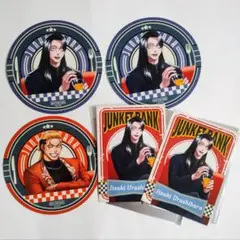 ジャンケットバンク　キャラウムカフェ　コースター　ミニカード　牙頭　伊月