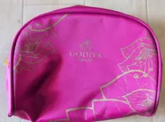 GODIVA ポーチ ピンク ゴールドロゴのサムネイル
