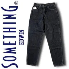 新品 未使用品 SOMETHING クロップドデニムパンツ EDWIN M