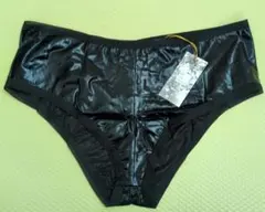 レザー風　ショーツ　（黒）3L