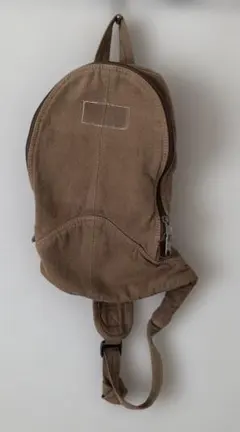 ブラウン メンズボディバッグ　綿