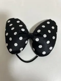 20日まで‼︎（引っ越しのため）みにーちゃん　水玉模様リボン型ヘアバンド