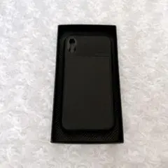 未使用 Moment iPhoneXRケース 黒キャンバス フォトケース