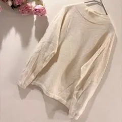 イネド ドゥベース ハイネックニット セーター ウール100% アイボリー 9号