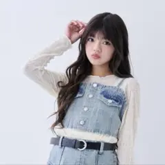 バイラビット　デニムビスチェ　150