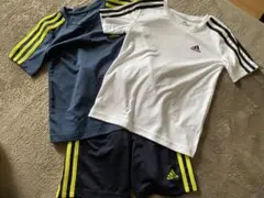 adidas Tシャツとショーツセット 3点セット120cm