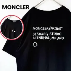 【希少✨】モンクレール×フラグメント ポケモン刺繍ロゴ 背面ロゴ Tシャツ 黒L