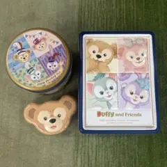 ディズニー ダッフィーアンドフレンズ 空き缶　35周年 他3個セット