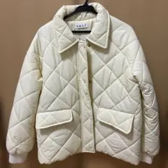 S.M.S.F. アイボリー キルティングジャケット