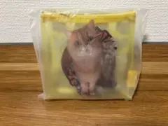 PAUL & JOE 猫柄 ポーチ イエローのサムネイル