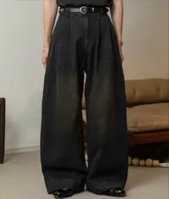 soerte Wide buggy vintage like denim