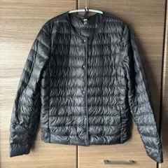 【美品】ユニクロ ウルトラライトダウンコンパクトジャケット 黒 L