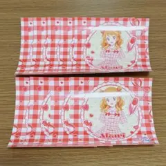 アイカツ! Girly RED アニメイトフェア ステッカー 大空あかり 9枚