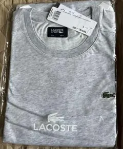 『希少』LACOSTE ラコステ Tシャツ グレー ドライ素材