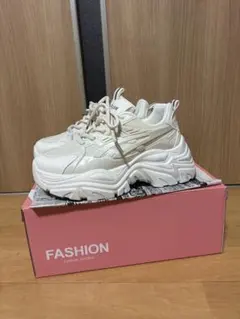 厚底ダッドスニーカー　アイボリーのサムネイル