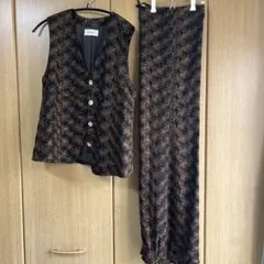 Ernie Palo刺繍 ベストとパンツのセットアップ