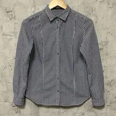 【MACPHEE】マカフィー 先染めギンガムチェック シャツ 38 M