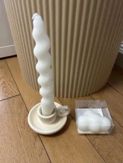 結婚式　ウェルカムスペース　キャンドルとホルダーセット