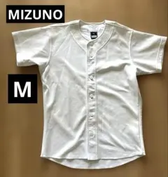 MIZUNO 野球 ユニフォーム 練習着 上だけ ホワイト M ①のサムネイル