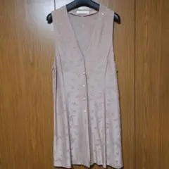 伊太利屋 GK ノースリーブ ピンクワンピース