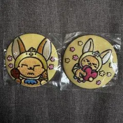 TXT ヨンジュン　ファンチュン　刺繍缶バッジ