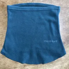 mont-bell フリース ネックウォーマー ダークブルー