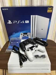 PS4 Pro CUH-7200B　Glacier White 1TB セット