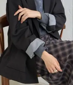 Kastane 【裏地あり】フレンチツイルライナージャケット