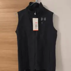 新品　アンダーアーマー　ゴルフ　レディース　黒　ベスト