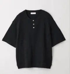 【LUENNA】Thermal Tシャツ / サーマルヘンリーネックTシャツ短丈