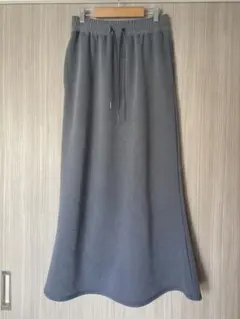 25AW✨未使用級✨AP STUDIO ウォームスウェットカーゴスカート グレー