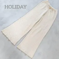 ウエストゴム ワイドパンツ