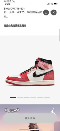 ジョーダン1 NEXT chapter