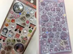 【正規品】和柄 ボンボンドロップシール 桜 古都めぐり 2点セット