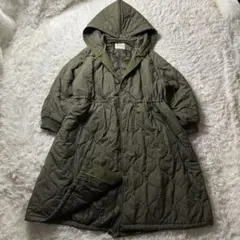 美品✨ BEAMS BOY ナイロン キルティング フード コート