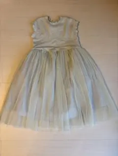 韓国子供服AOSTA ライトブルーグリーン　ノースリーブワンピース