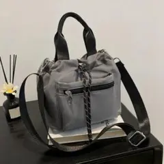 大人女子のための万能ナイロンバッグ 2WAY ショルダーバッグ ハンドバッグ