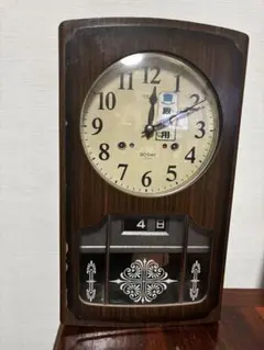 完動品】SEIKO 4PC 434N 30DAY 1ヶ月巻 振り子掛時計 - メルカリ
