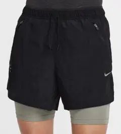 ナイキメンズ 13cmDri-FIT 撥水 2イン1 ランニングショー トパンツ