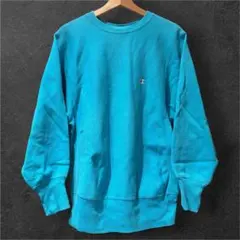 80s Champion リバースウィーブ スウェット USA製 ターコイズ - メルカリ