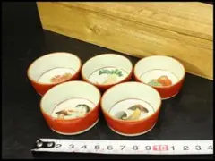 Enesco エネスコ 金彩 フルーツ皿 5枚セット E1432 手書き 日本製