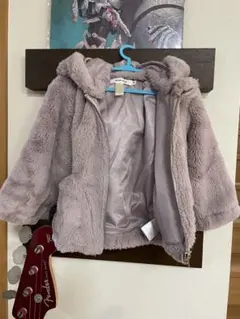 SLAP SLIP 薄紫 フード付きアウター 90