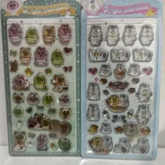 2枚セット　おぱんちゅうさぎ　硬いシール